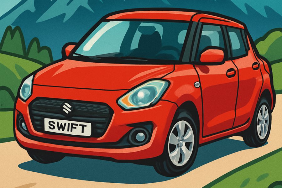 Self drive delhi Swift